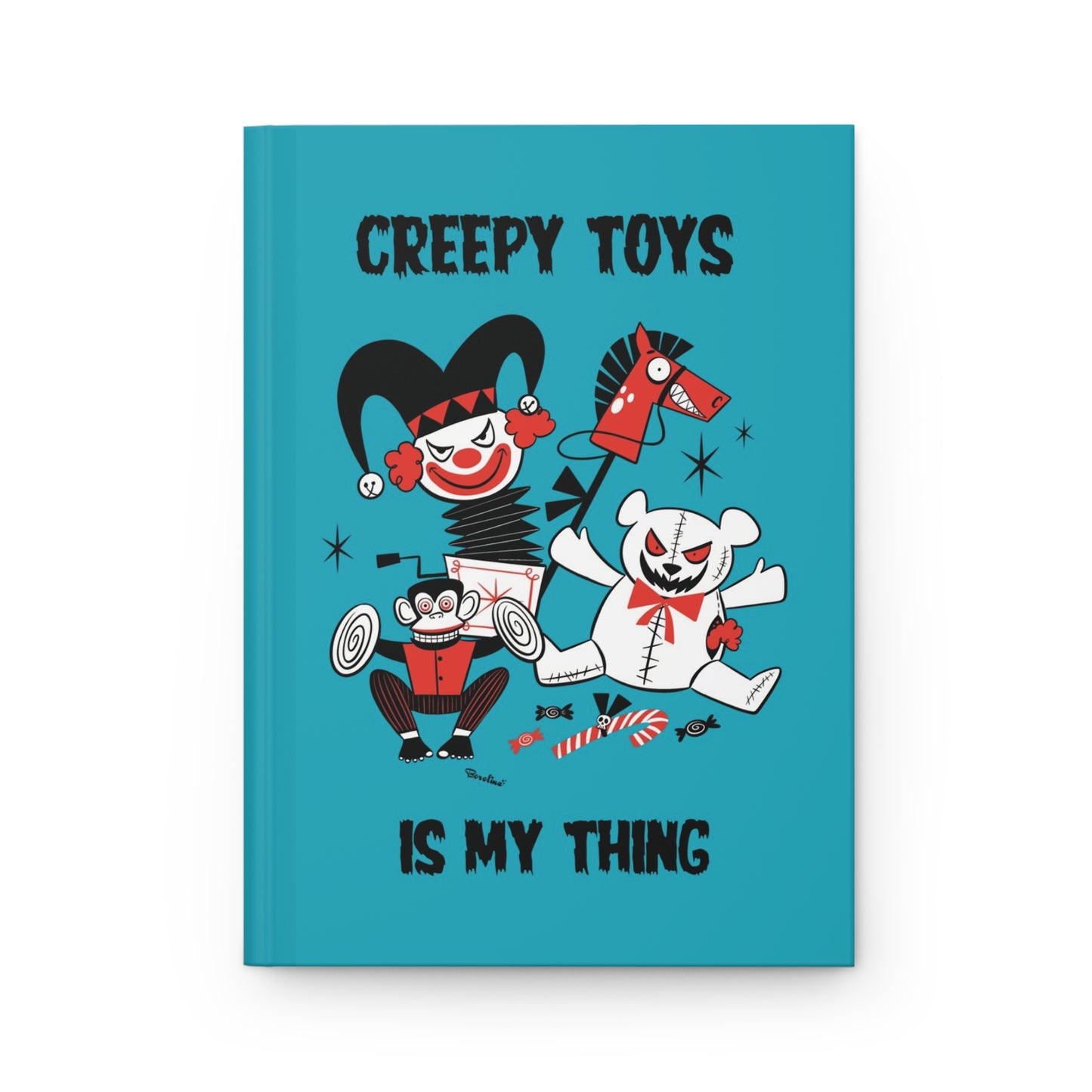Creepy Toys Lined Journal