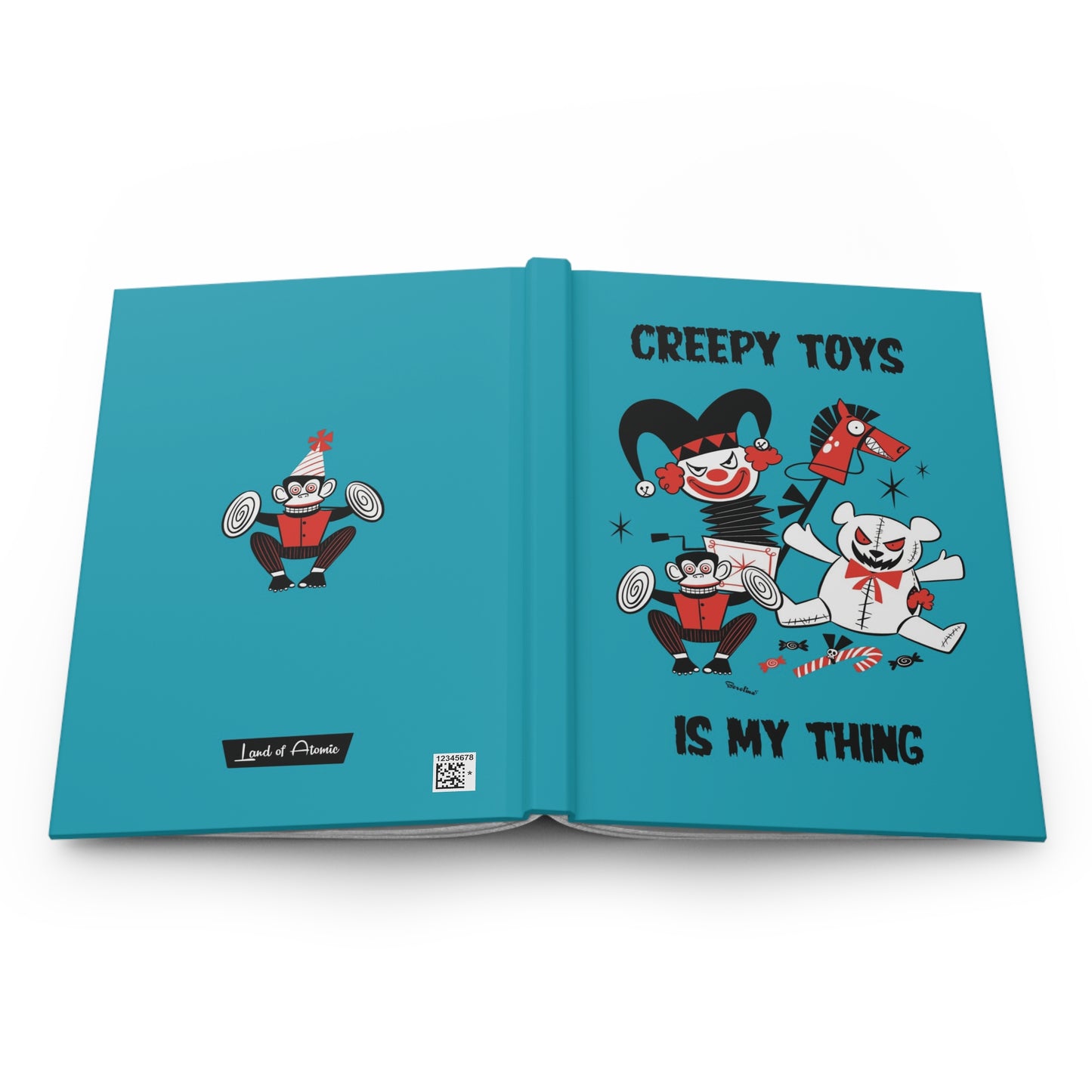 Creepy Toys Lined Journal