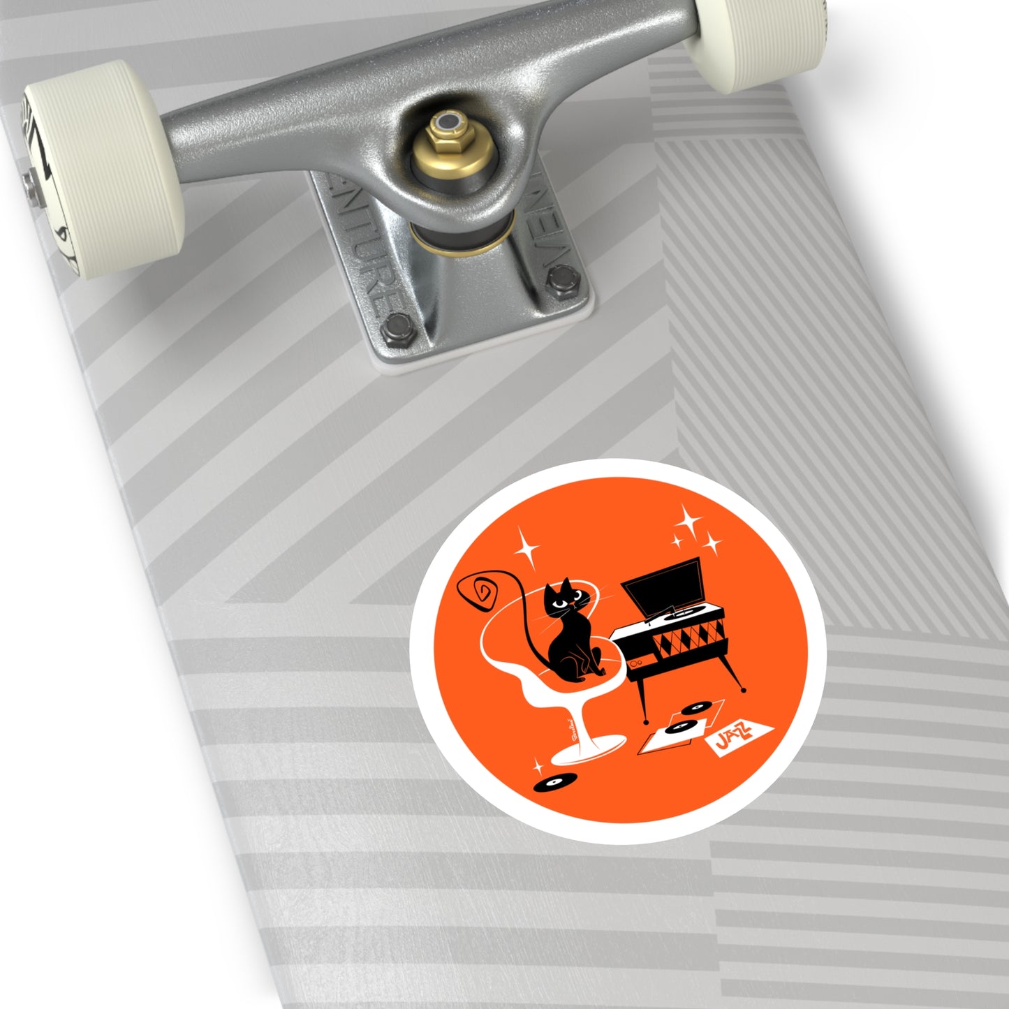 Jazz Cat Sticker