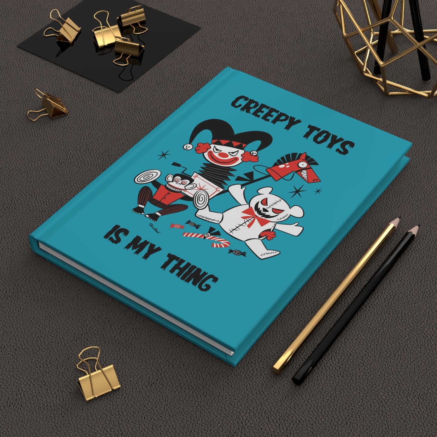 Creepy Toys Lined Journal