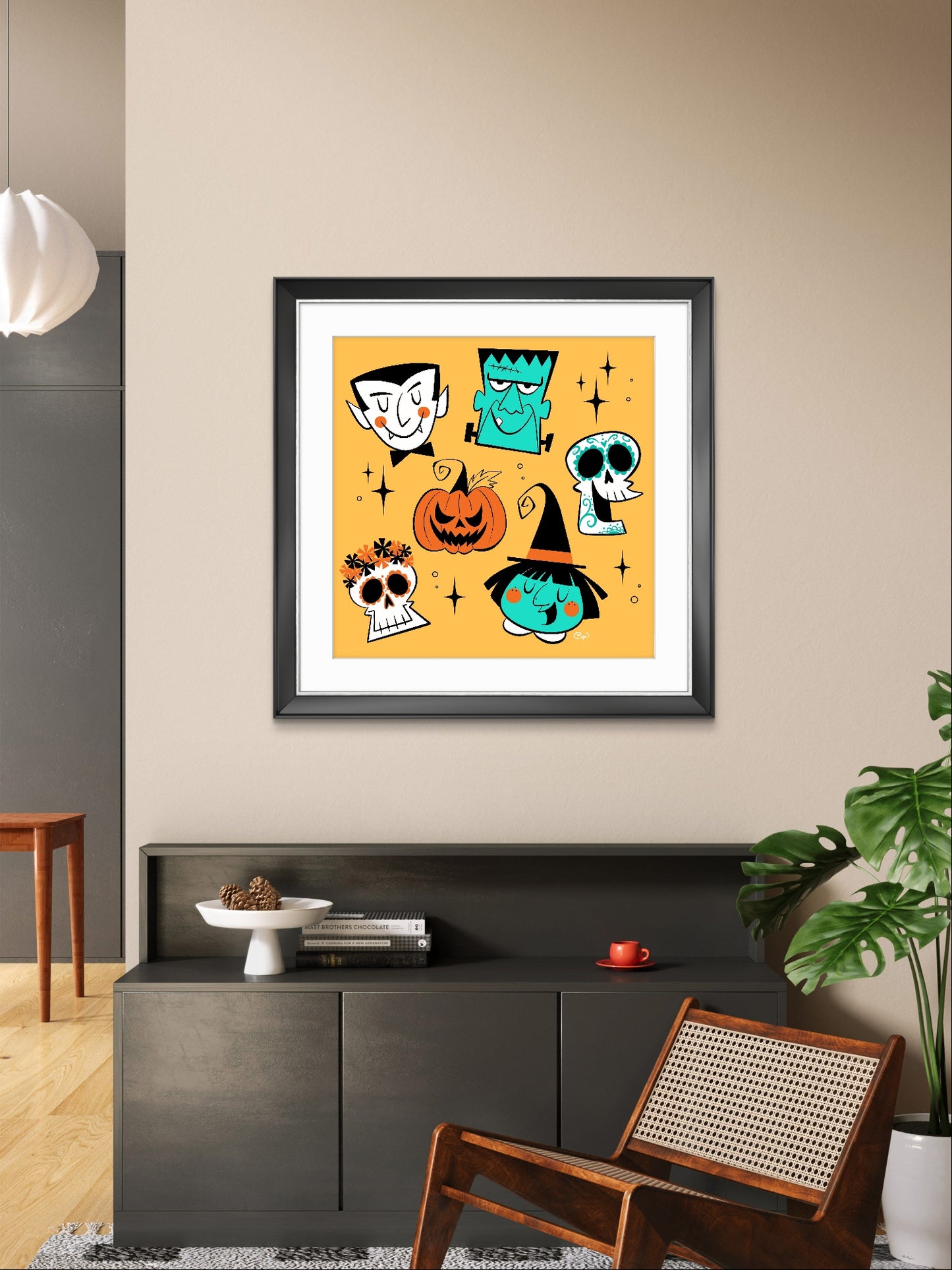 Halloween & Day of the Dead, square print