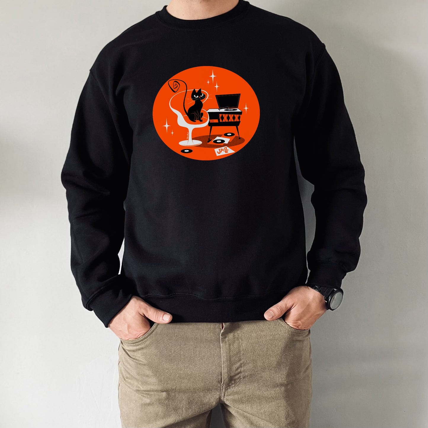 Jazz Cat Sweatshirt