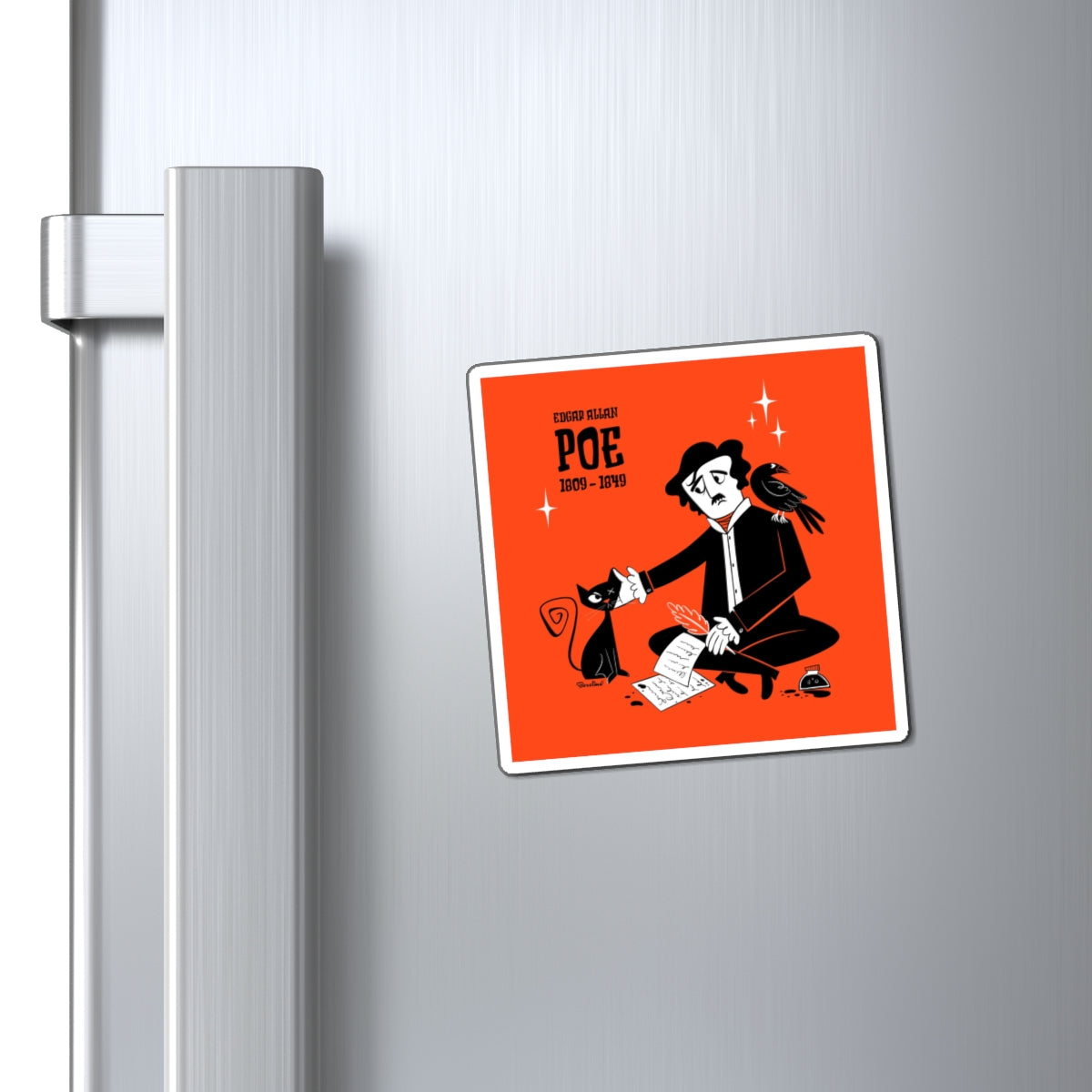 Poe’s cat; Magnet