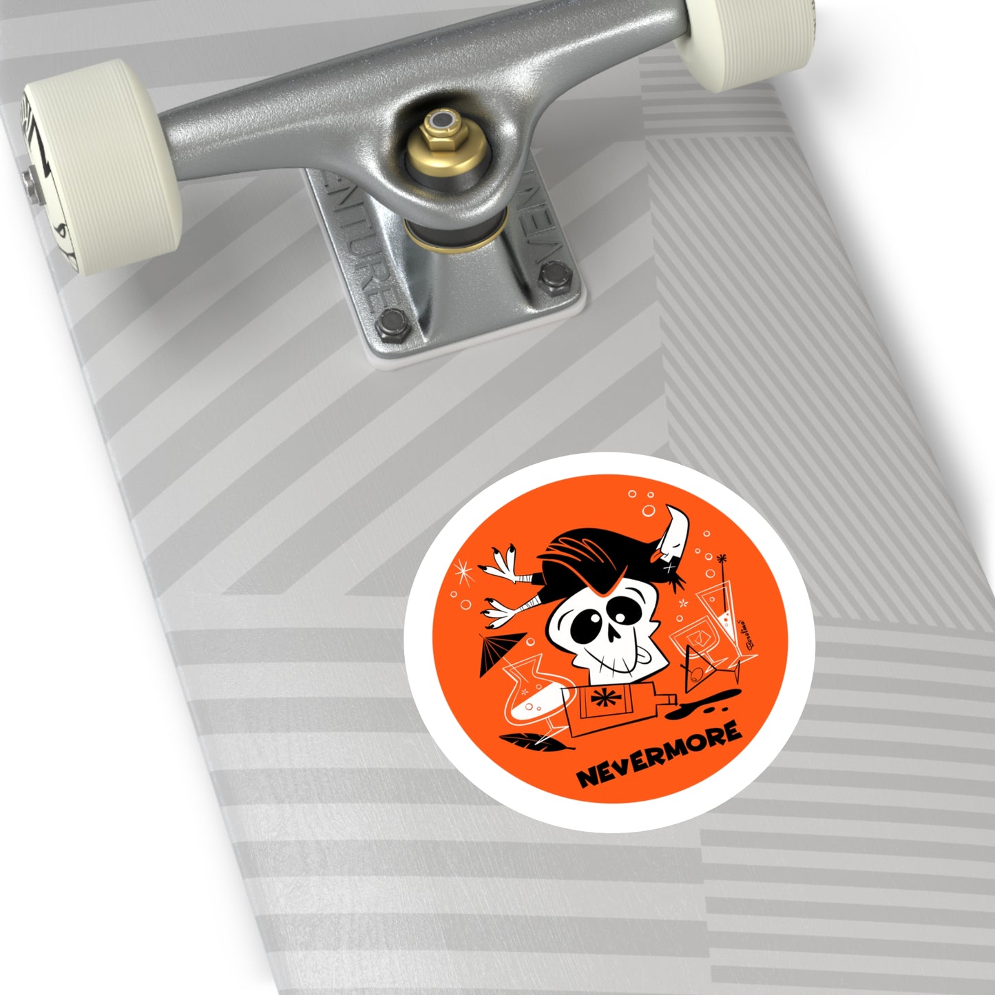 Raven & Skull Sticker