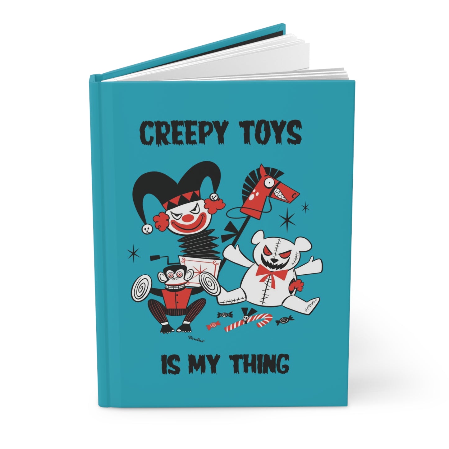 Creepy Toys Lined Journal