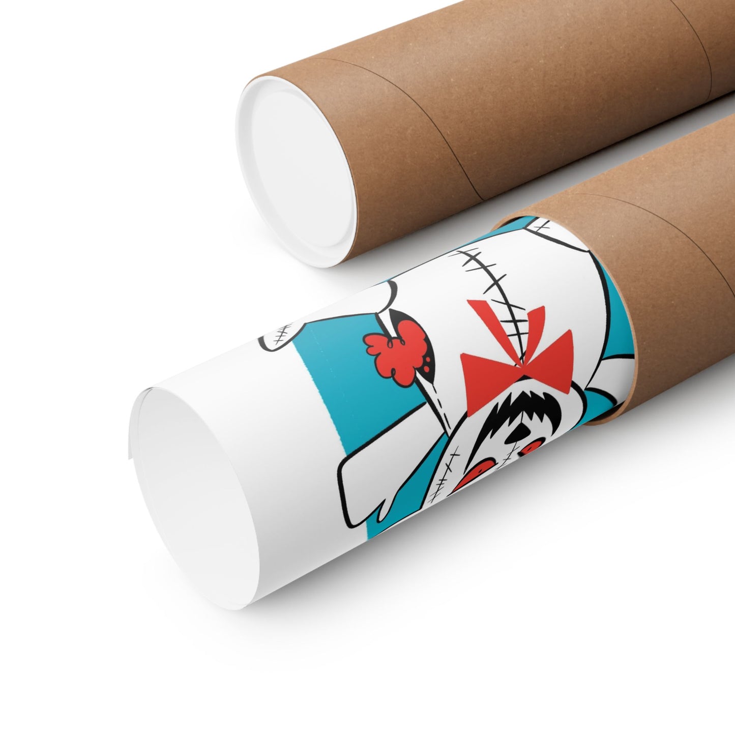 Creepy Toys, square art print