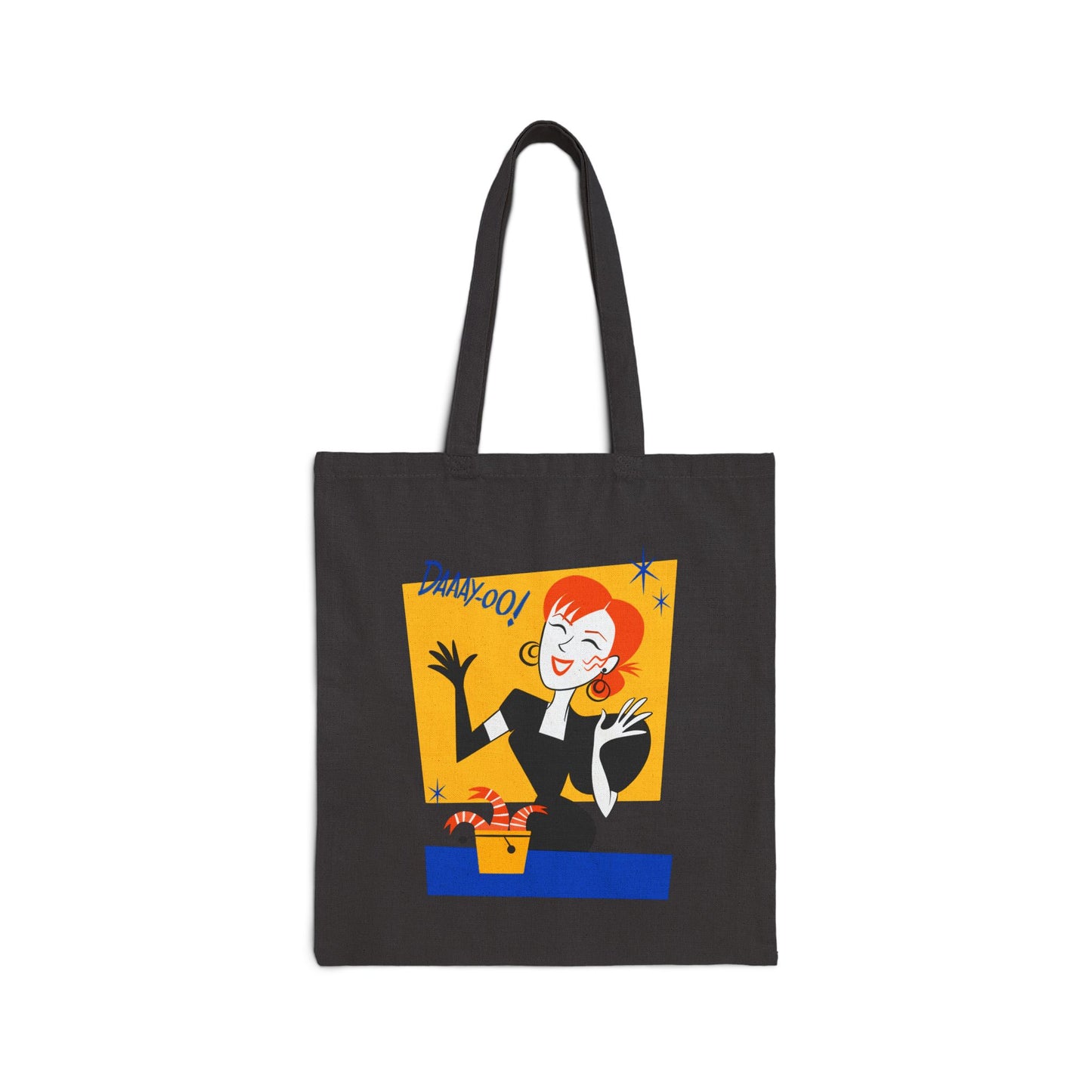 Delia Deetz; Bolsa de tela en color natural o negro