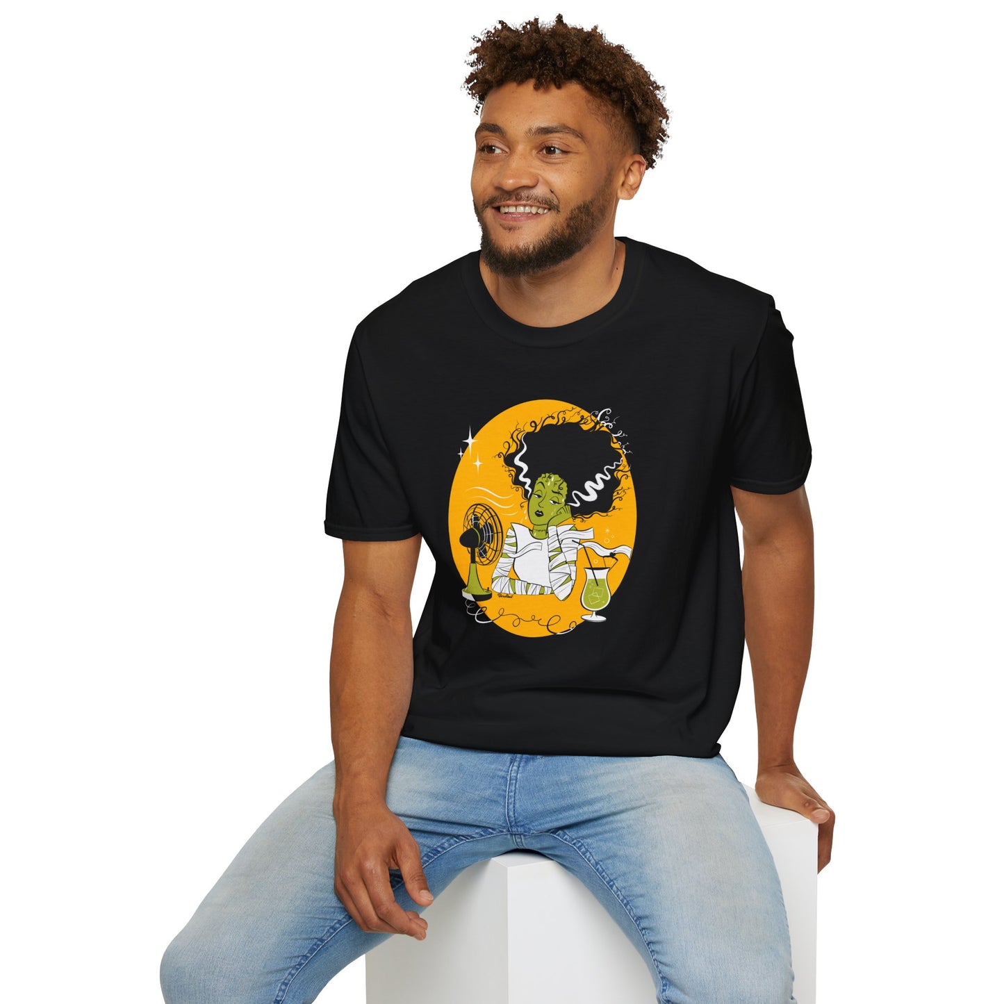 Spooky Bride, black unisex t-shirt