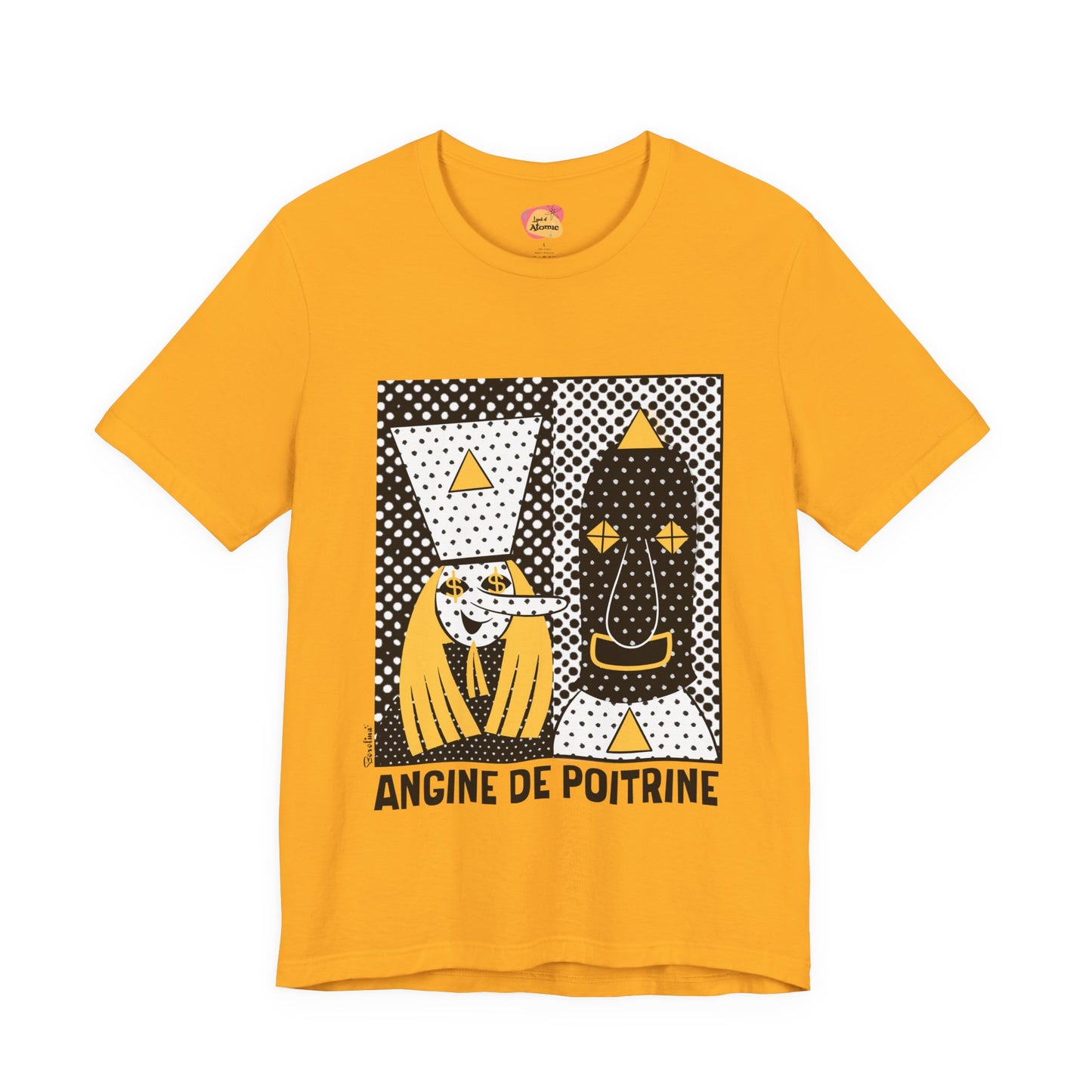 Angina de pecho, camiseta