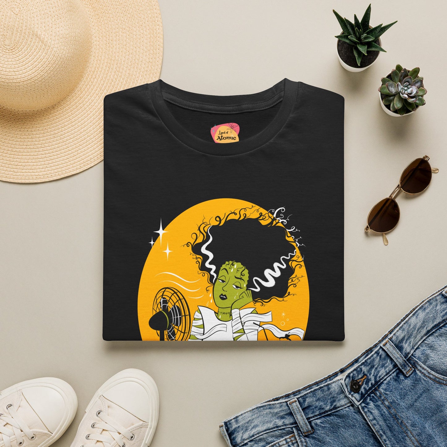 Spooky Bride, black unisex t-shirt