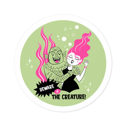 Beware of the Creature Sticker