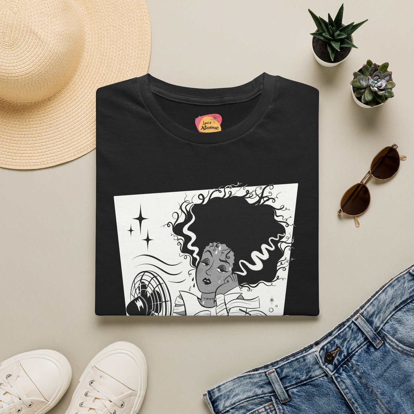 Classic Spooky Bride, black t-shirt