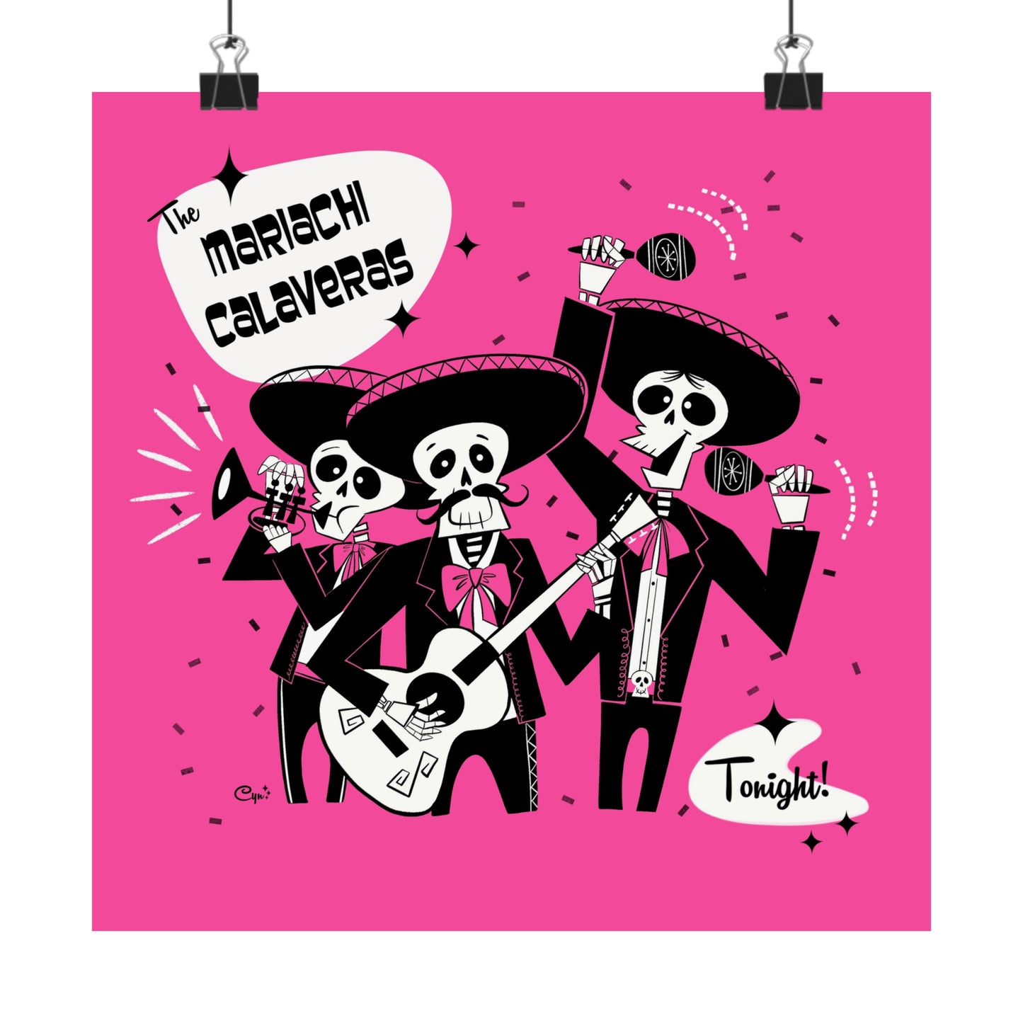 Mariachi Calaveras Print