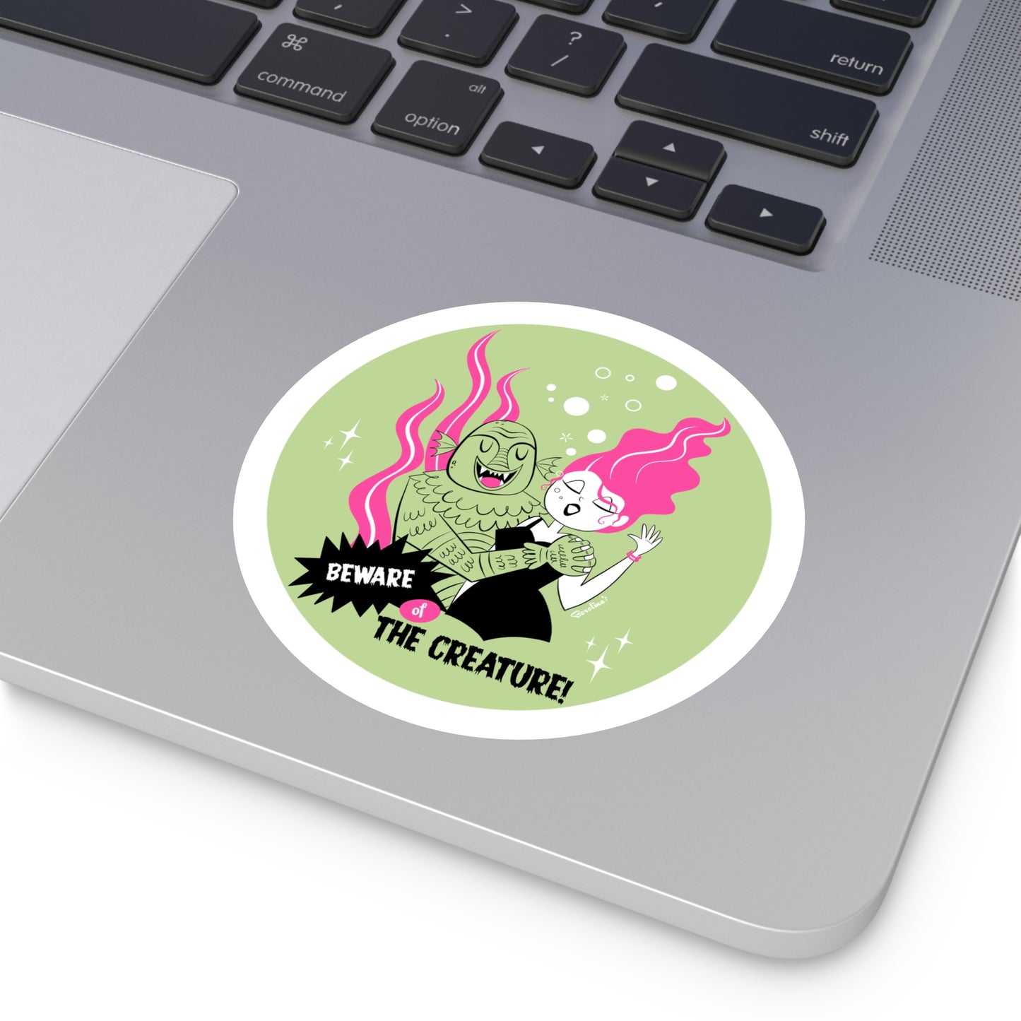 Beware of the Creature Sticker