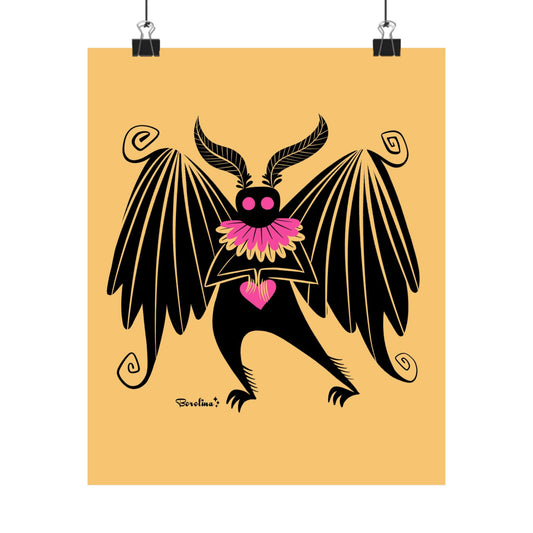 Mothman; Rectangular art print