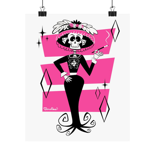 Catrina rectangular print