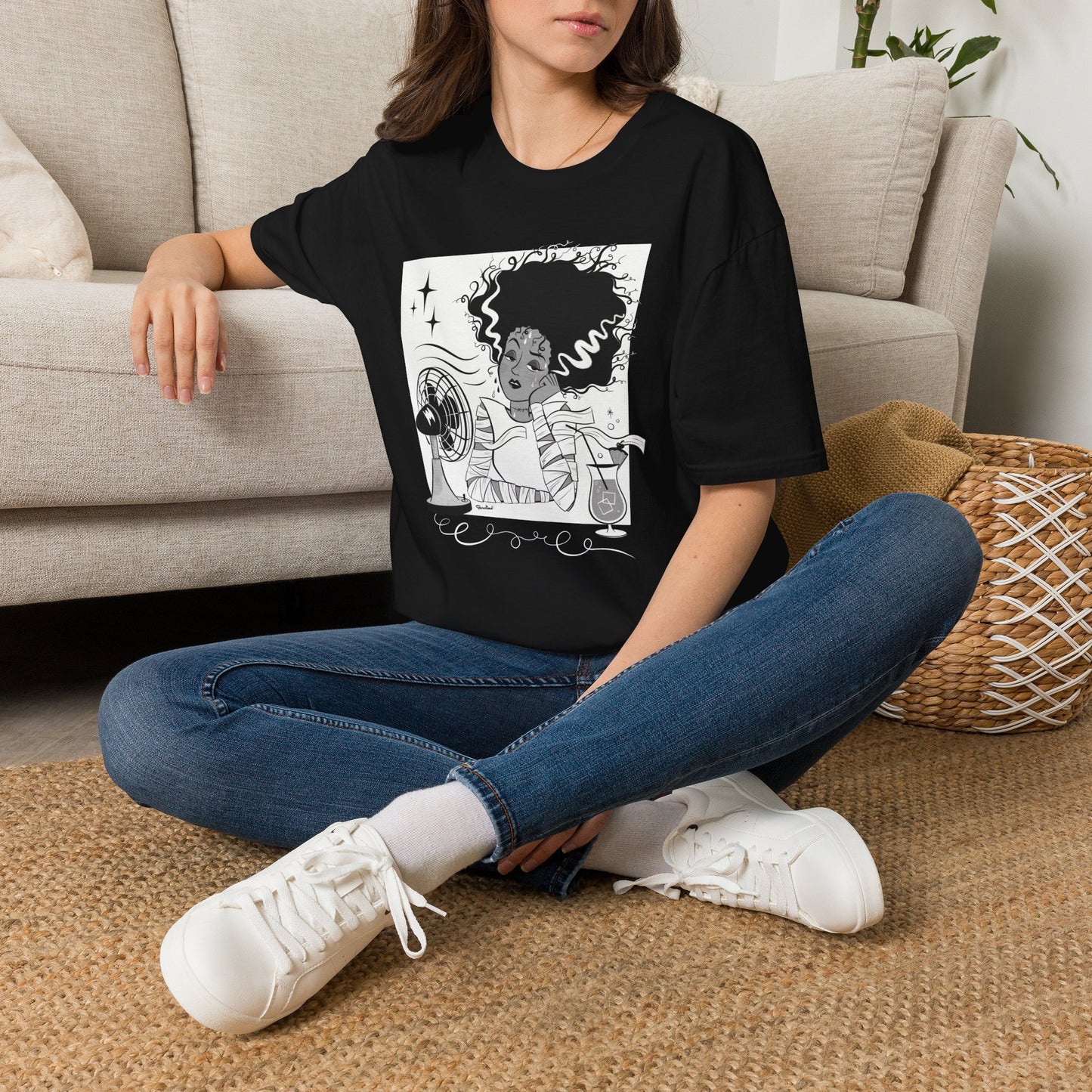 Classic Spooky Bride, black t-shirt