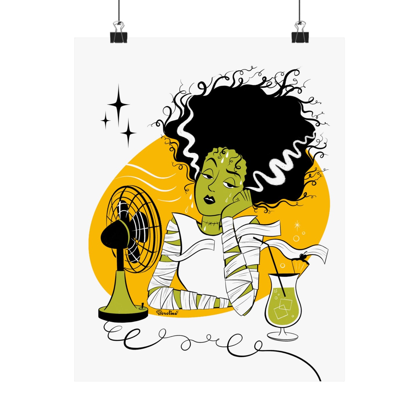 Spooky Bride, rectangular poster