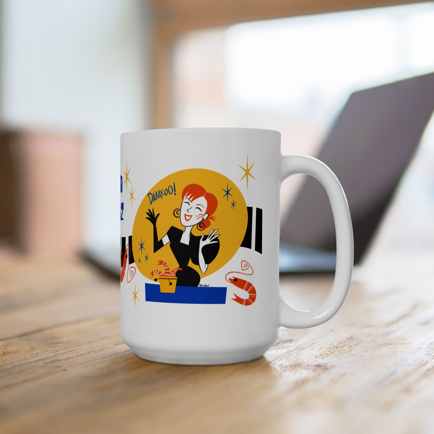 Taza de cerámica Delia Deetz 11oz/15oz