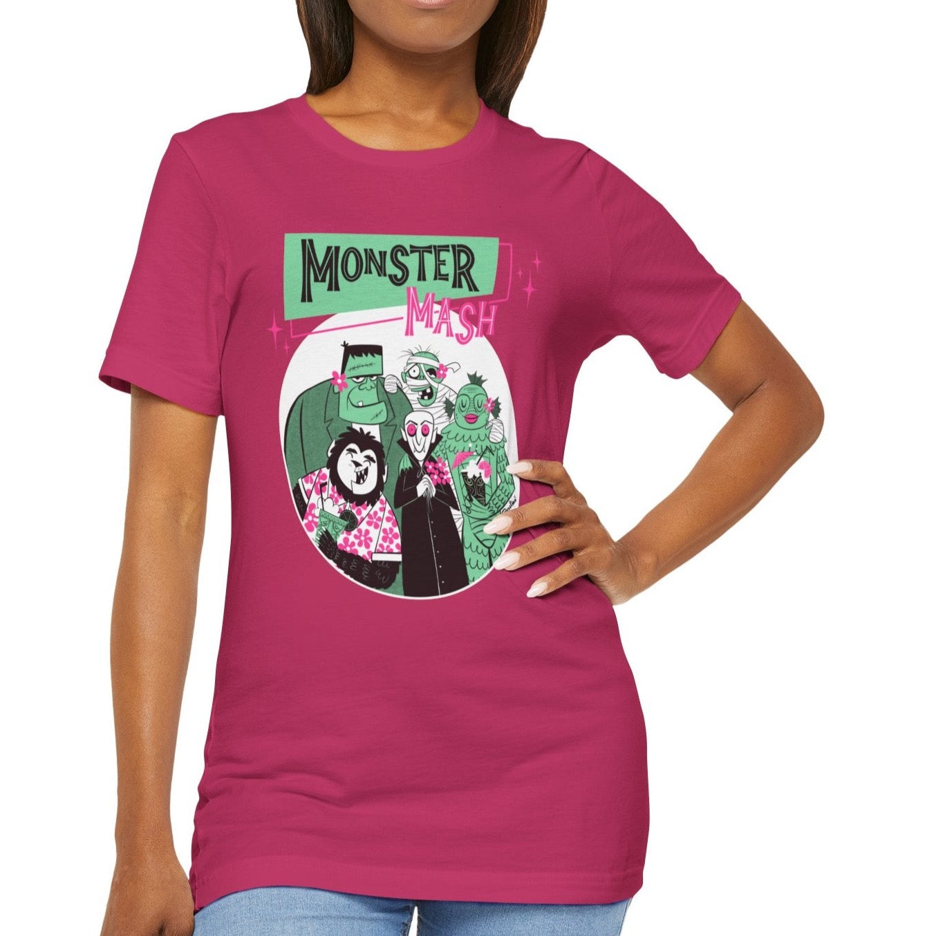 Classic Monsters T-shirt Dark