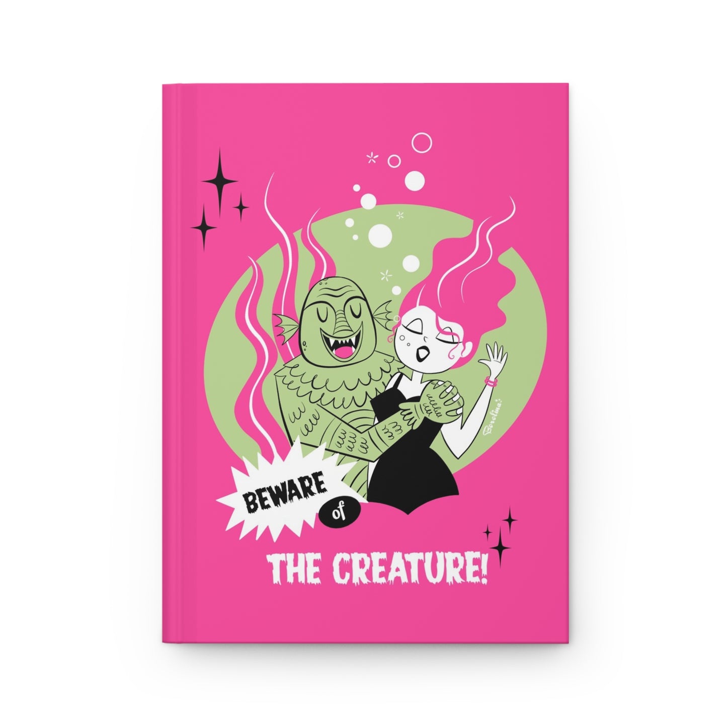 Beware of the Creature Lined Journal