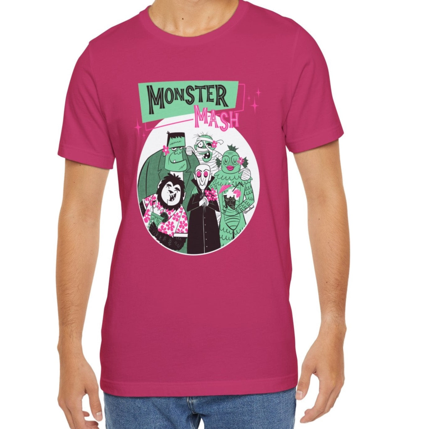 Classic Monsters T-shirt Dark