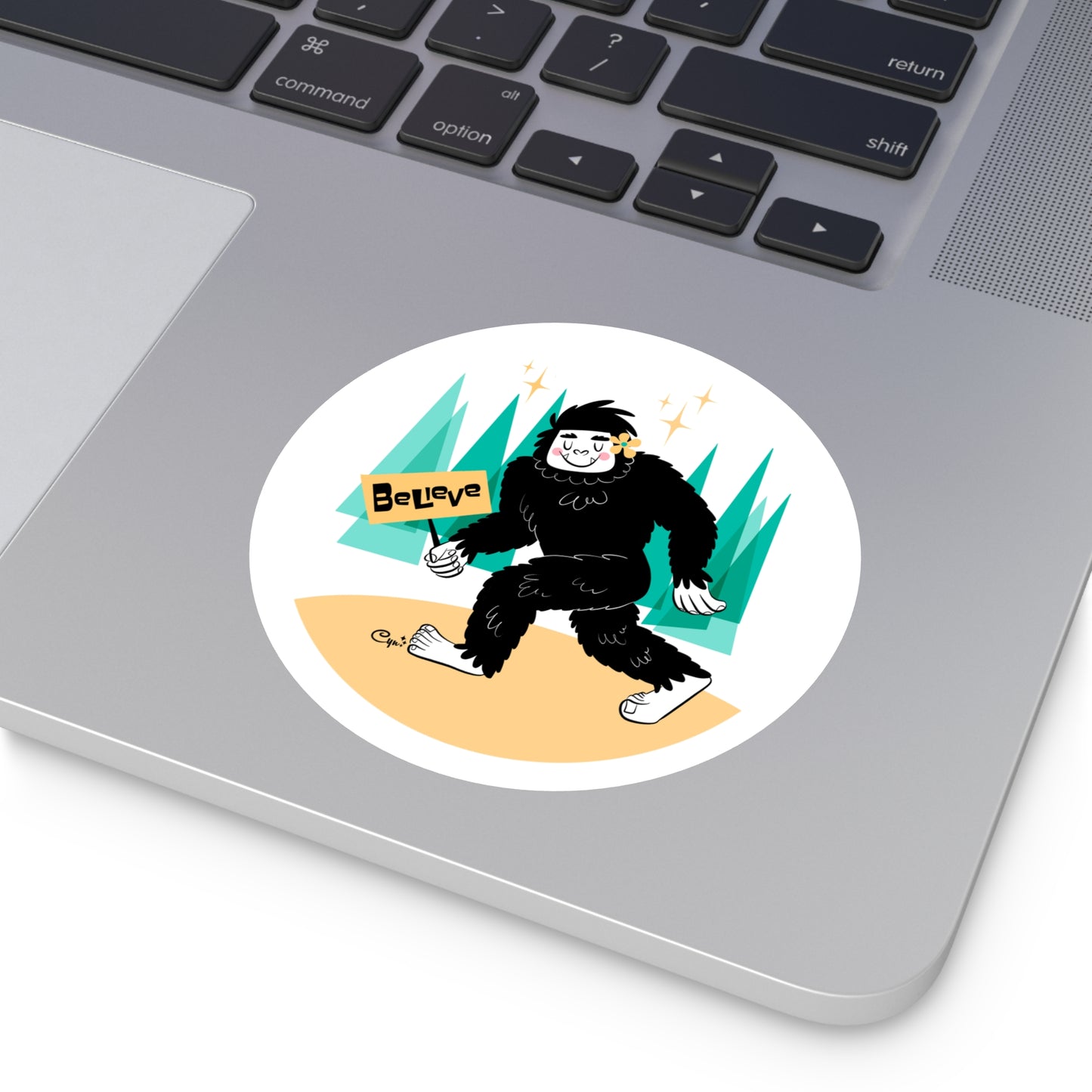 Bigfoot sticker