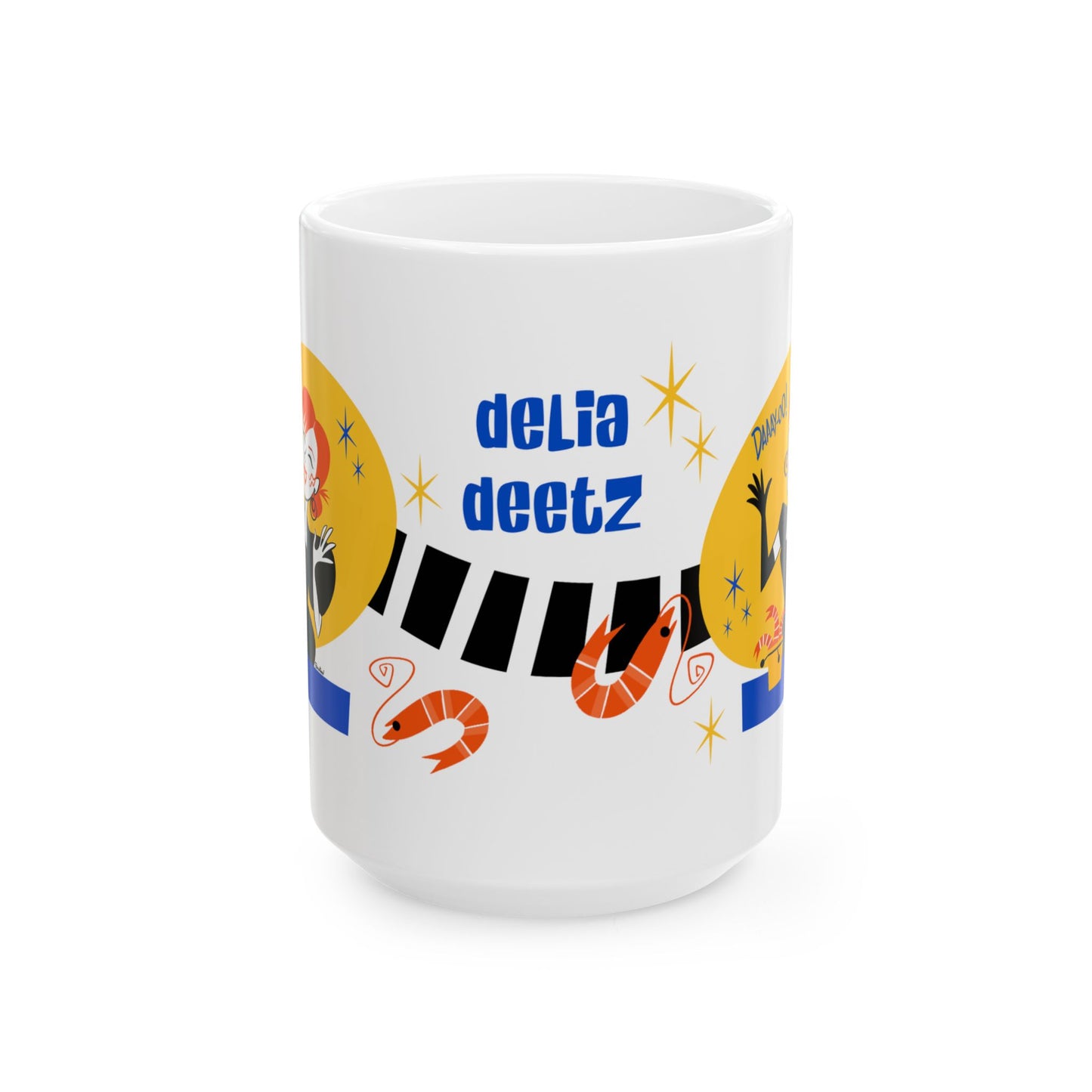 Taza de cerámica Delia Deetz 11oz/15oz