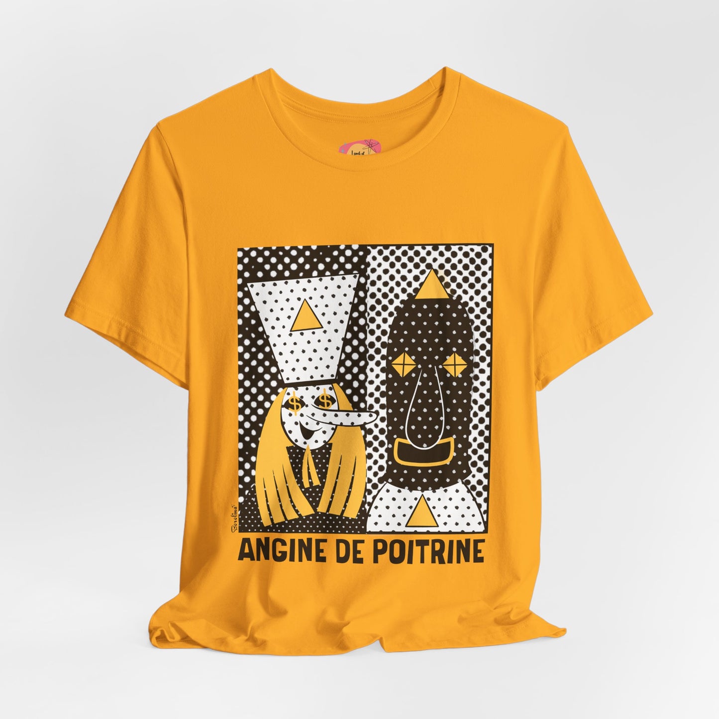 Angina de pecho, camiseta