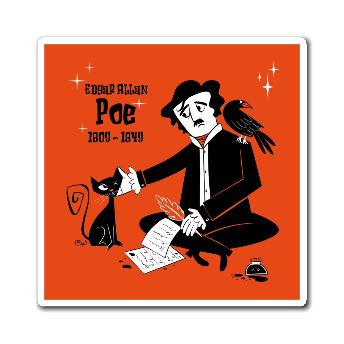 Allan Poe Magnet