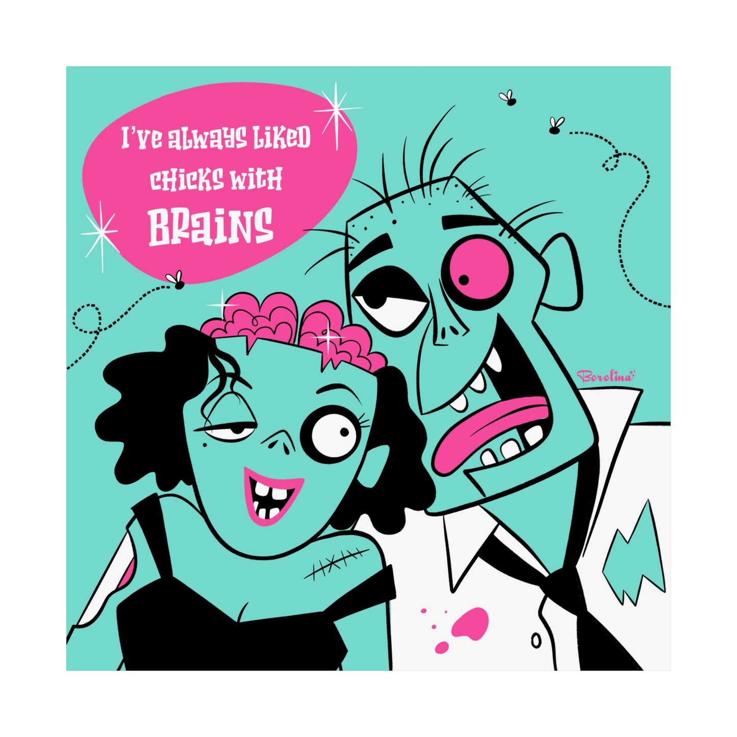 Zombie Brains Print