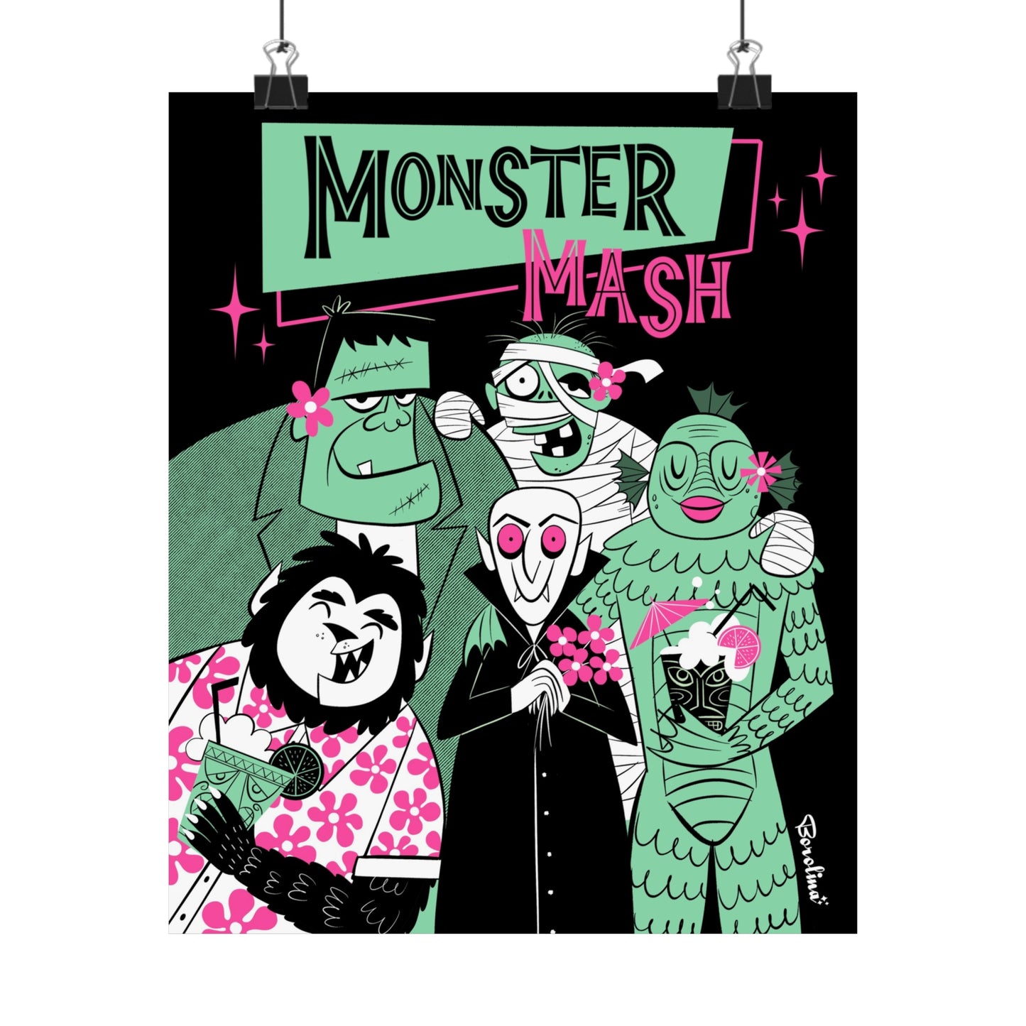 Classic Monsters Poster