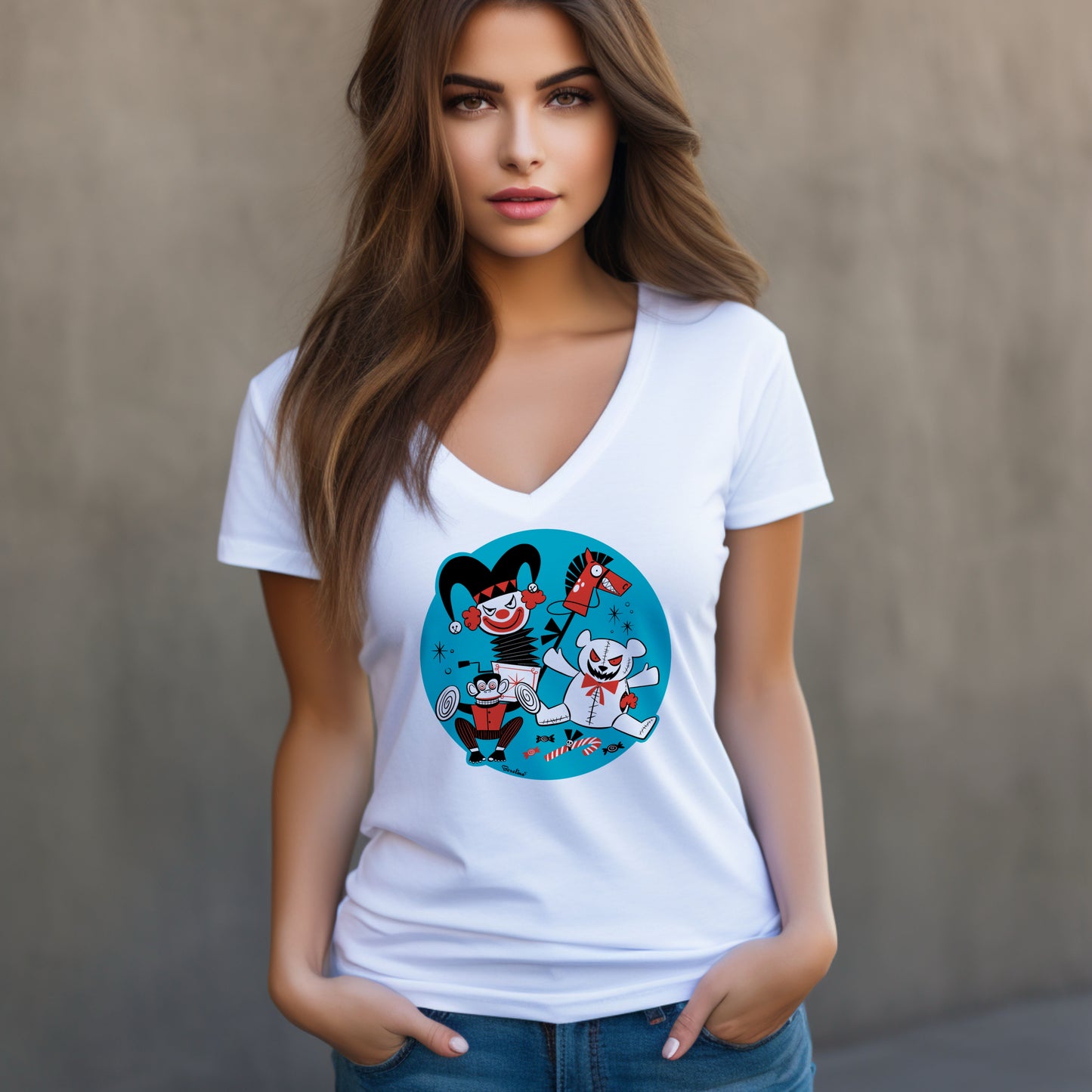 Ladies' V-Neck T-Shirt