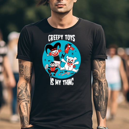 Creepy Toys T-shirt Dark