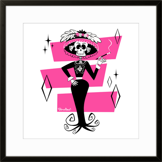 Catrina, square art print