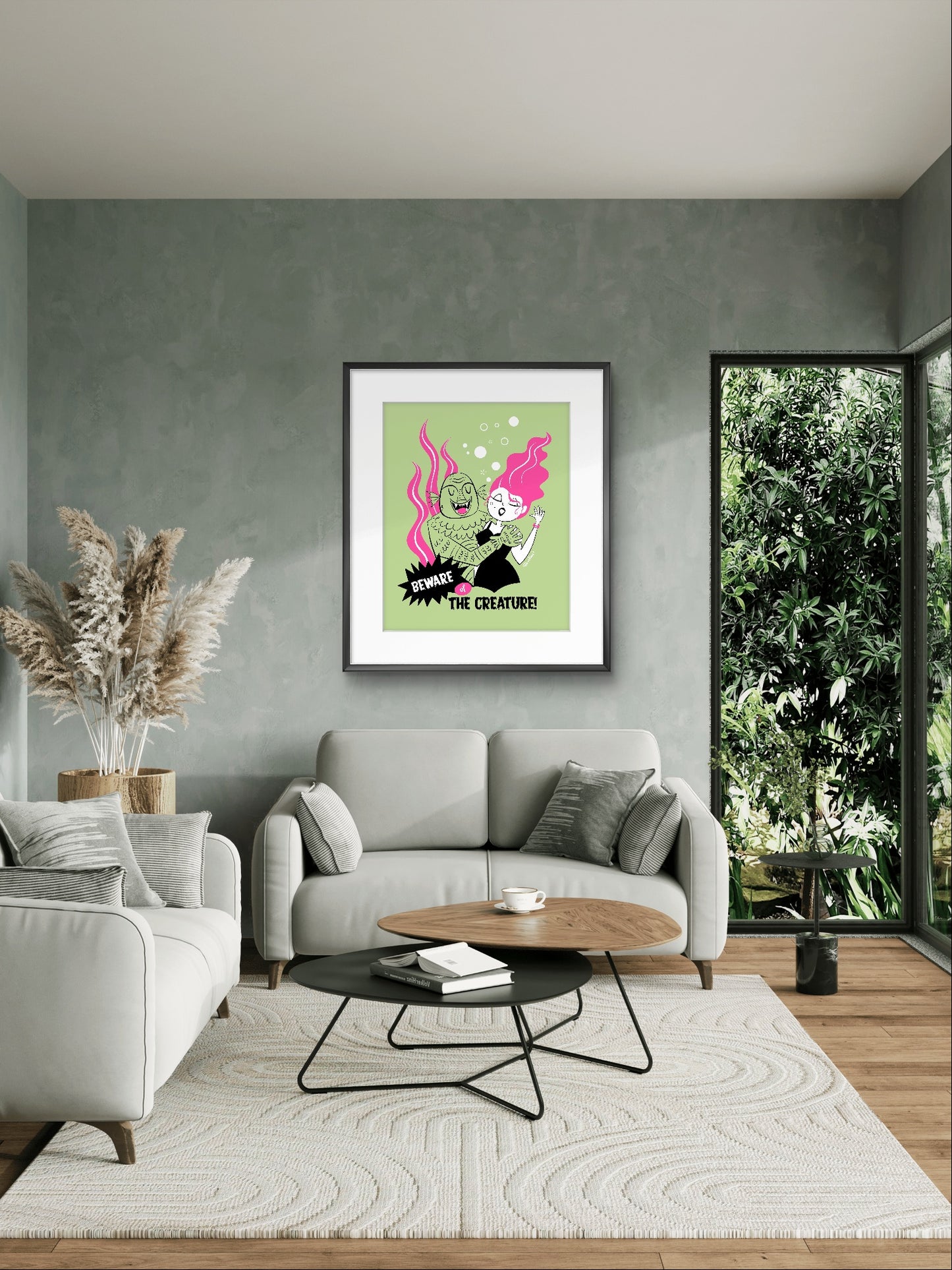 Beware of the Creature, rectangular poster