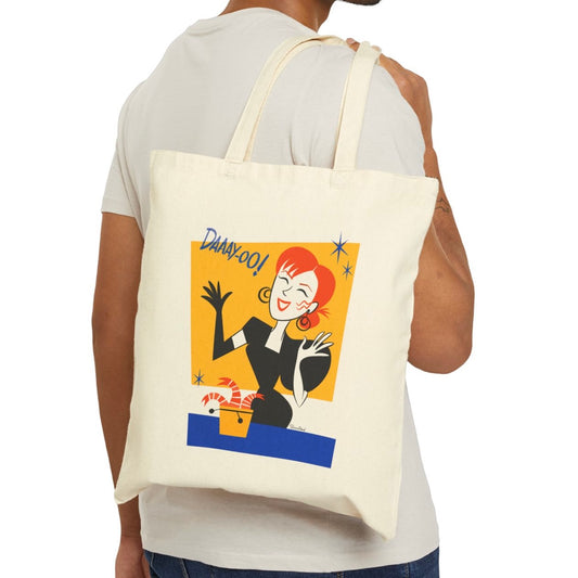 Delia Deetz; Tote Bag in natural or black