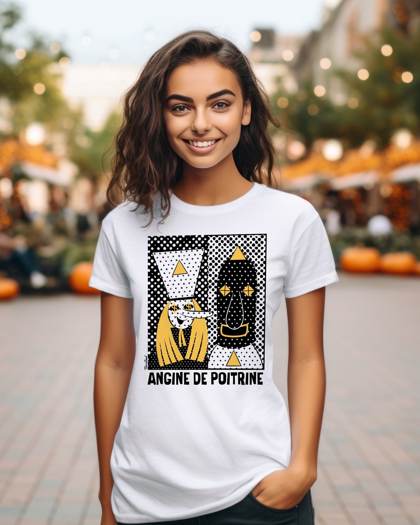 Angina de pecho, camiseta