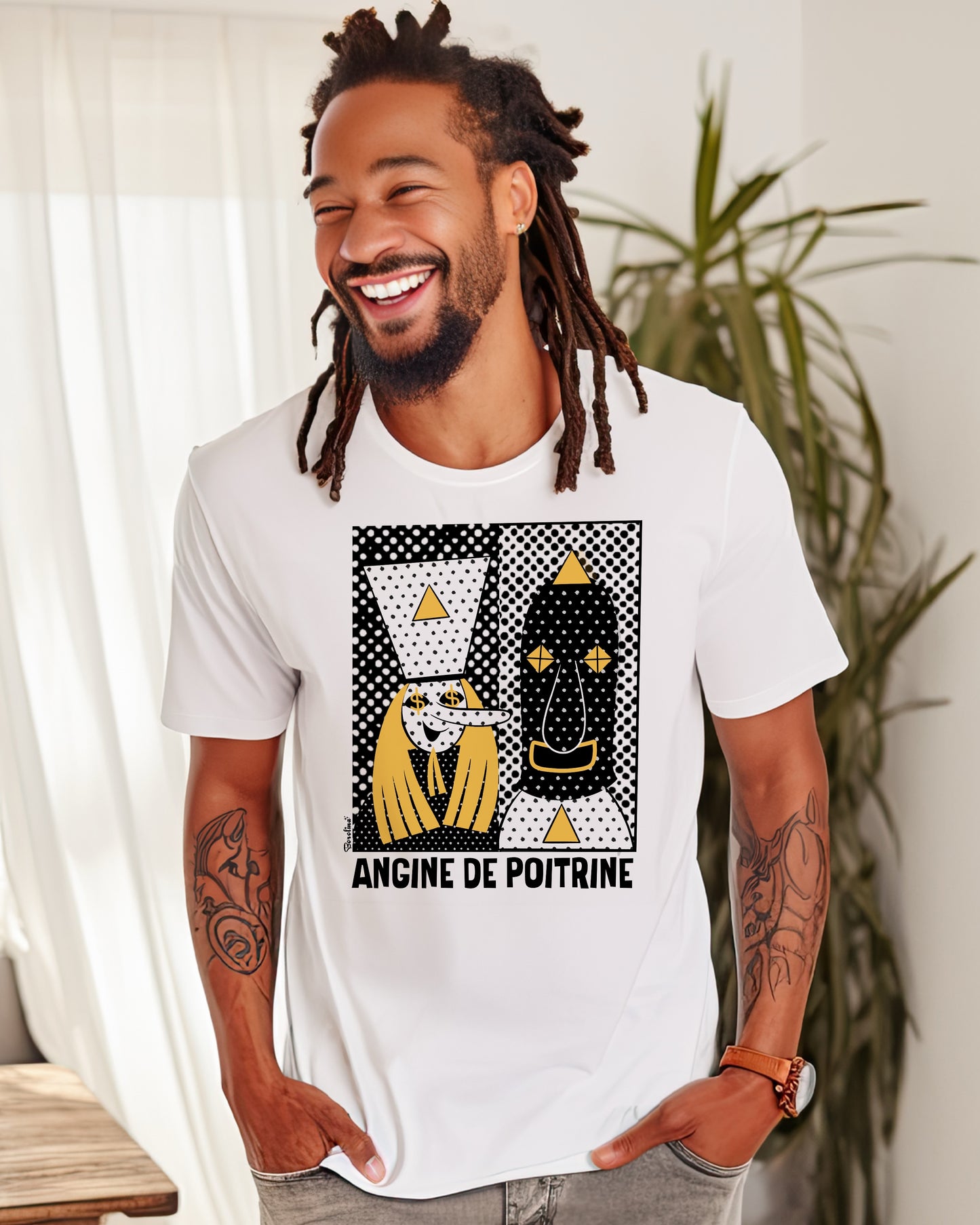 Angina de pecho, camiseta