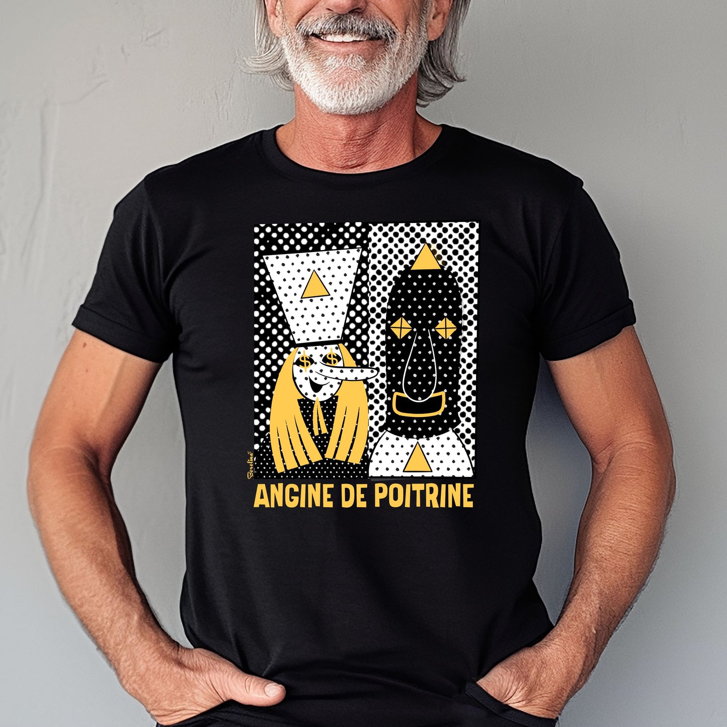 Angina de pecho, camiseta