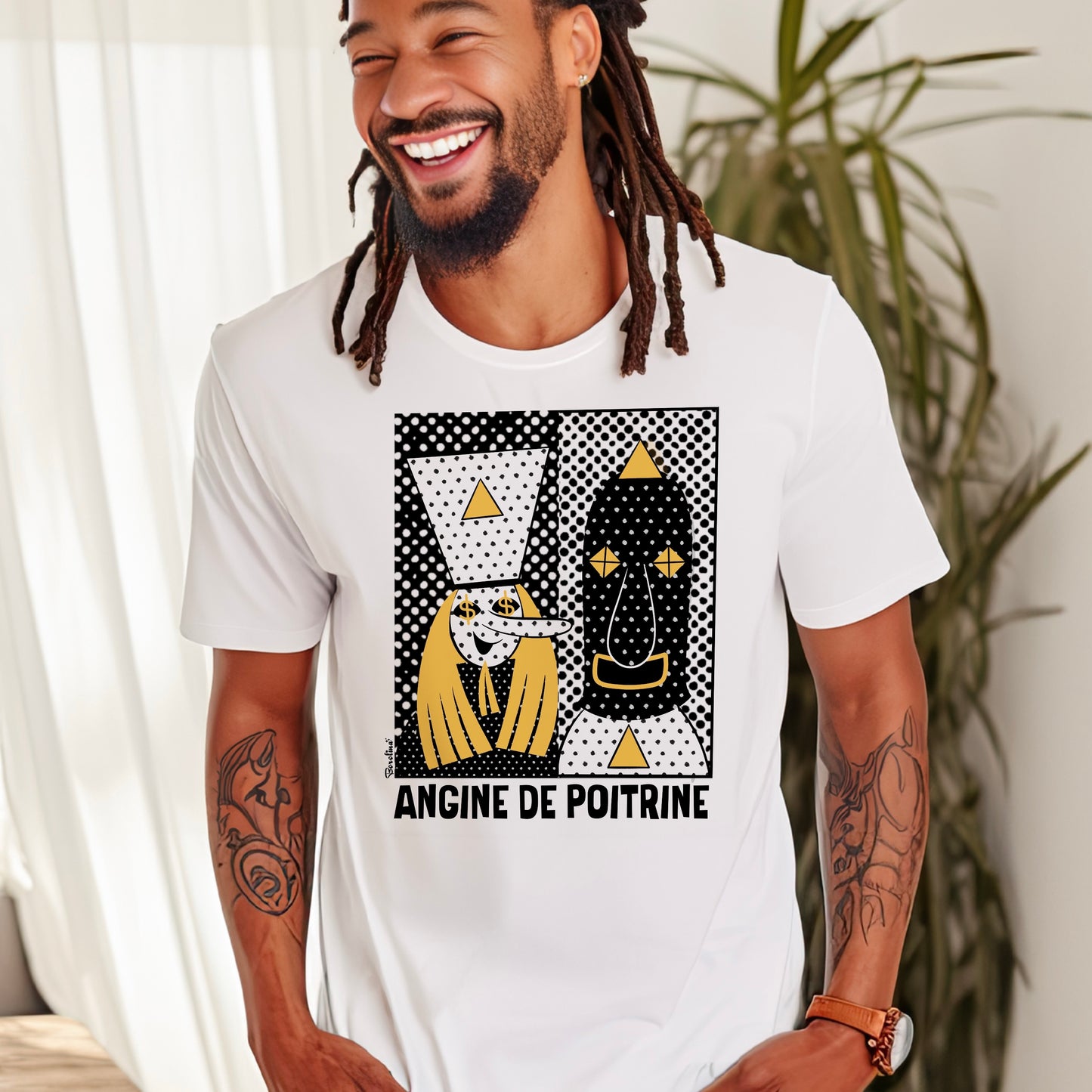 Angina de pecho, camiseta