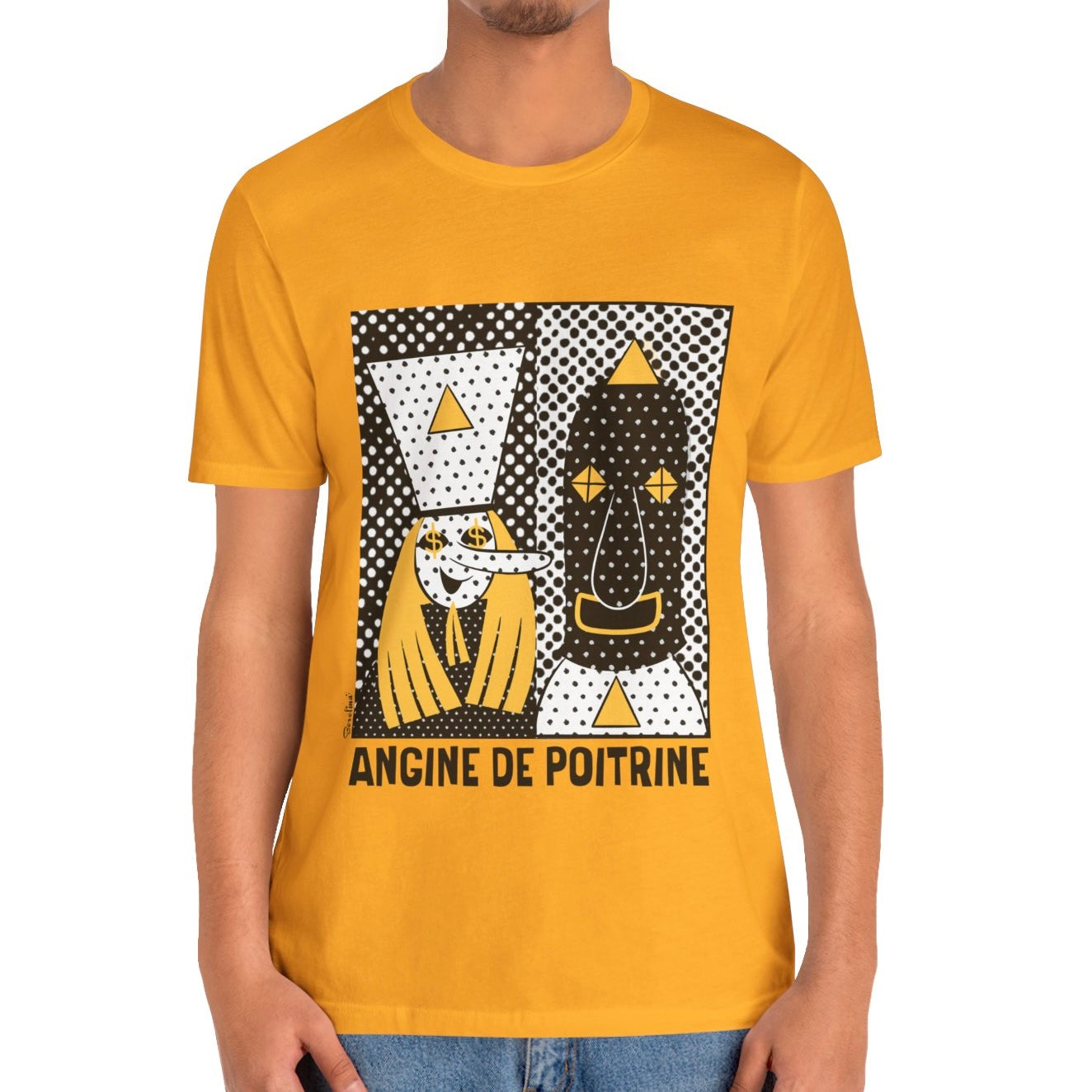 Angina de pecho, camiseta