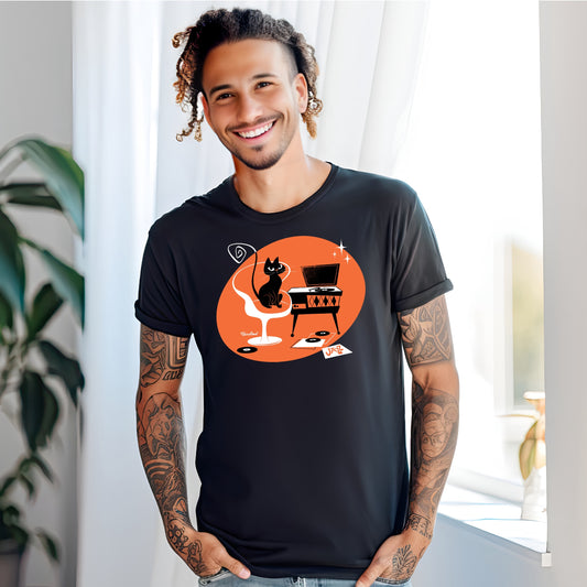JAZZ CAT retro unisex t-shirt