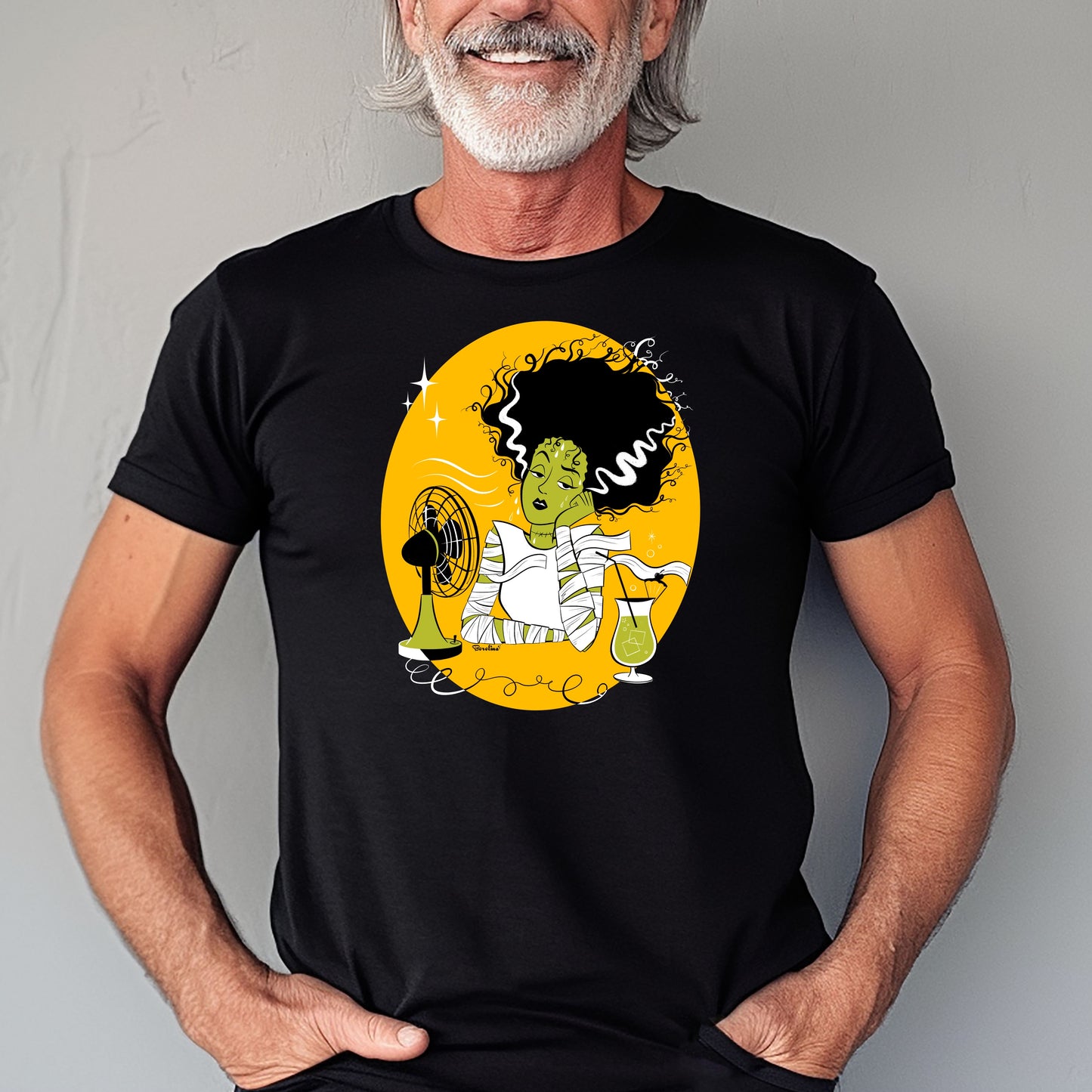 Spooky Bride, black unisex t-shirt