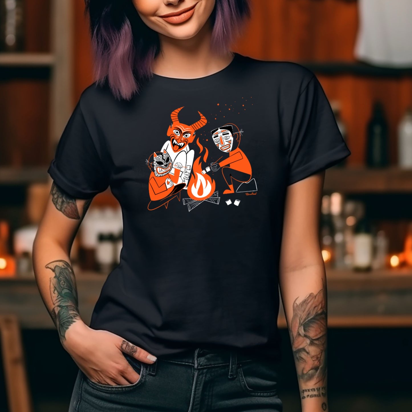 Bonfire Masquerade, Unisex T-shirt