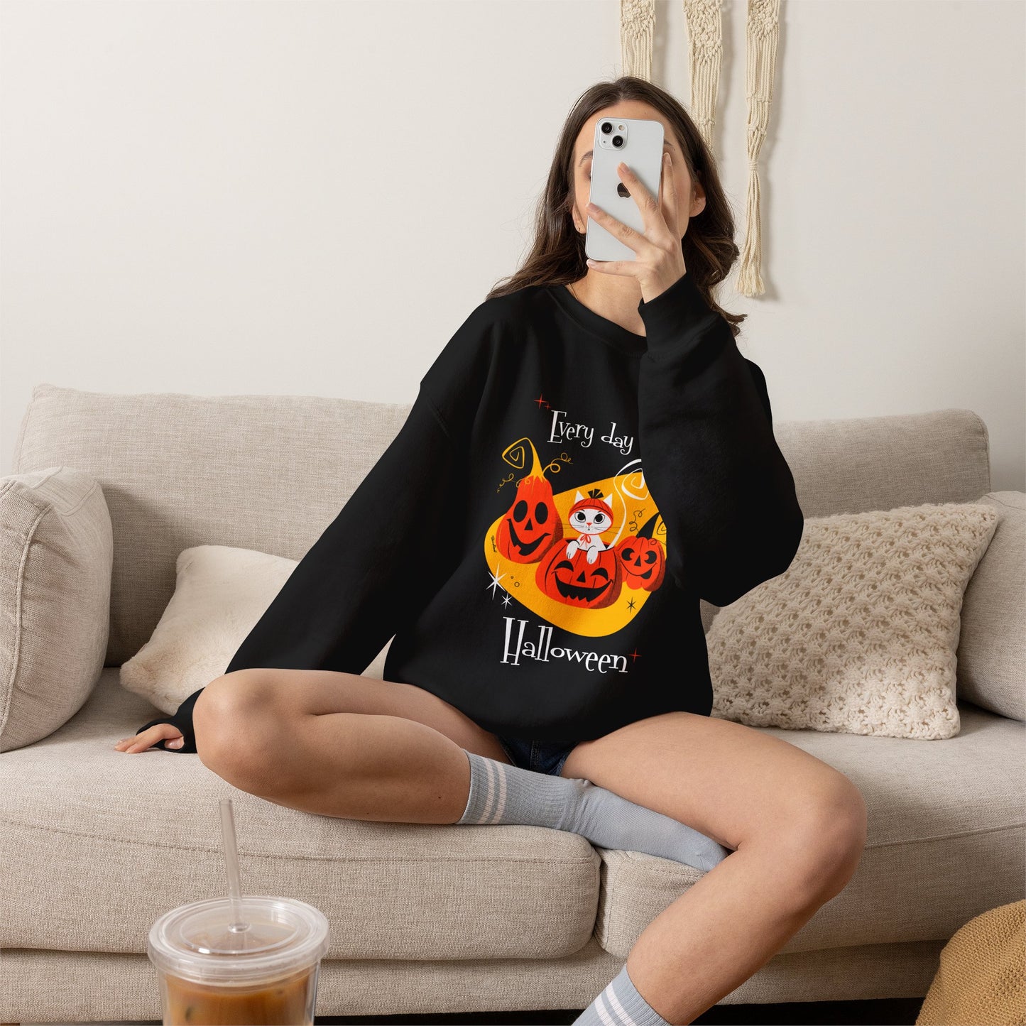 Everyday is Halloween, unisex sweatshirt