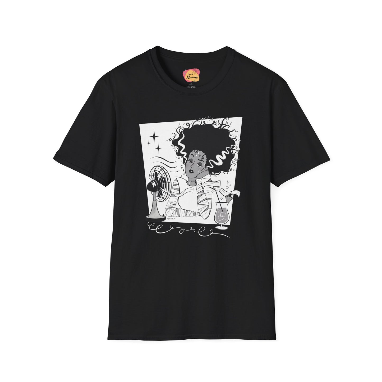 Classic Spooky Bride, black t-shirt