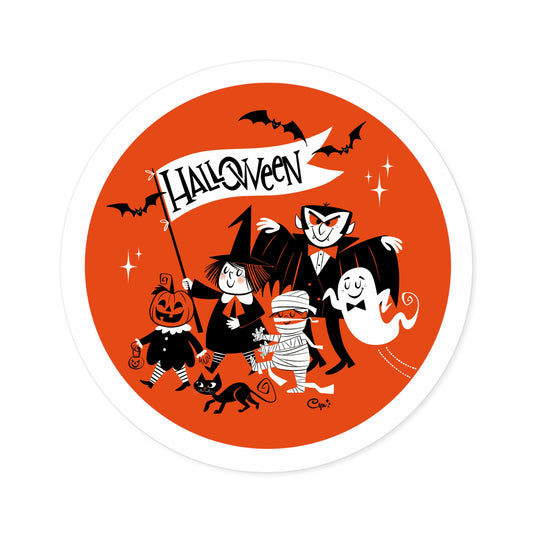 Halloween Parade Sticker