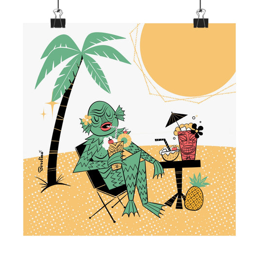 Tiki Creature Print