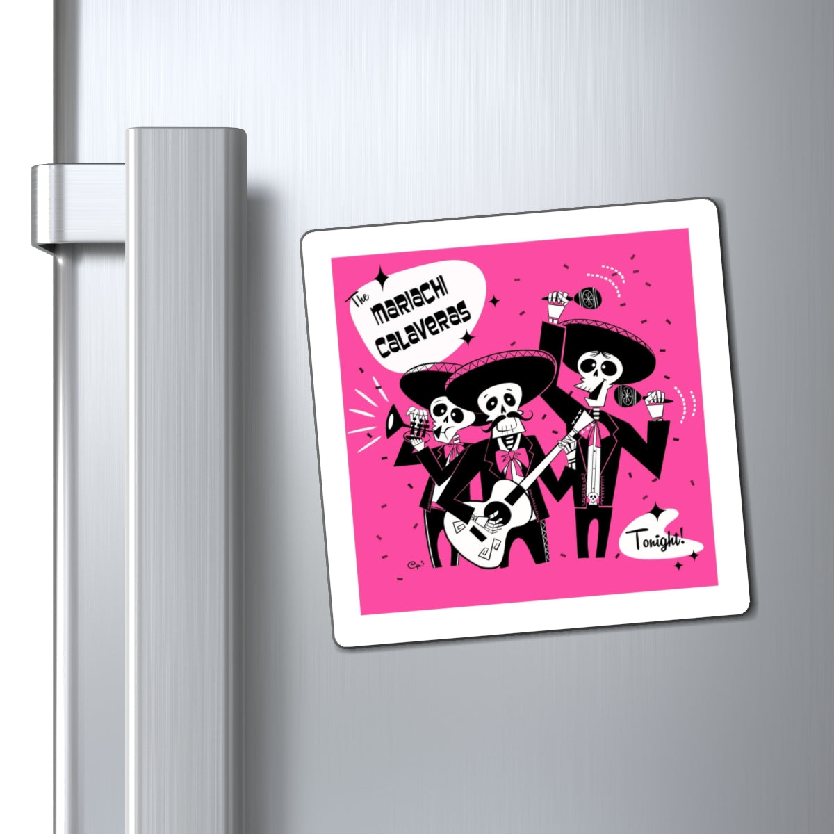 Mariachi Calaveras Magnet